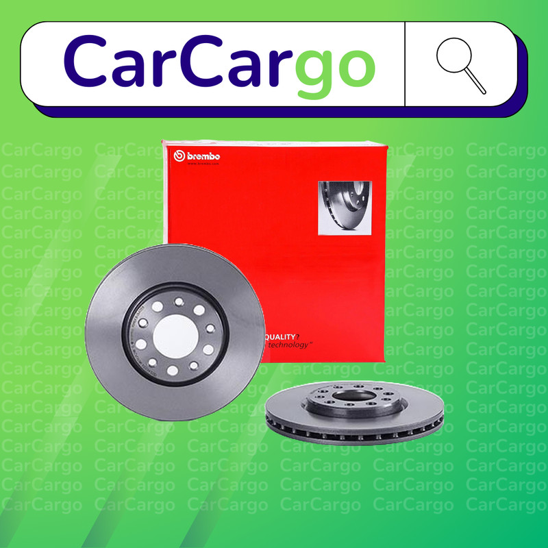 Brembo Vented Front Brake Discs Pair For Giulietta 1.4 Bi-Fuel 2011-2017 281 mm