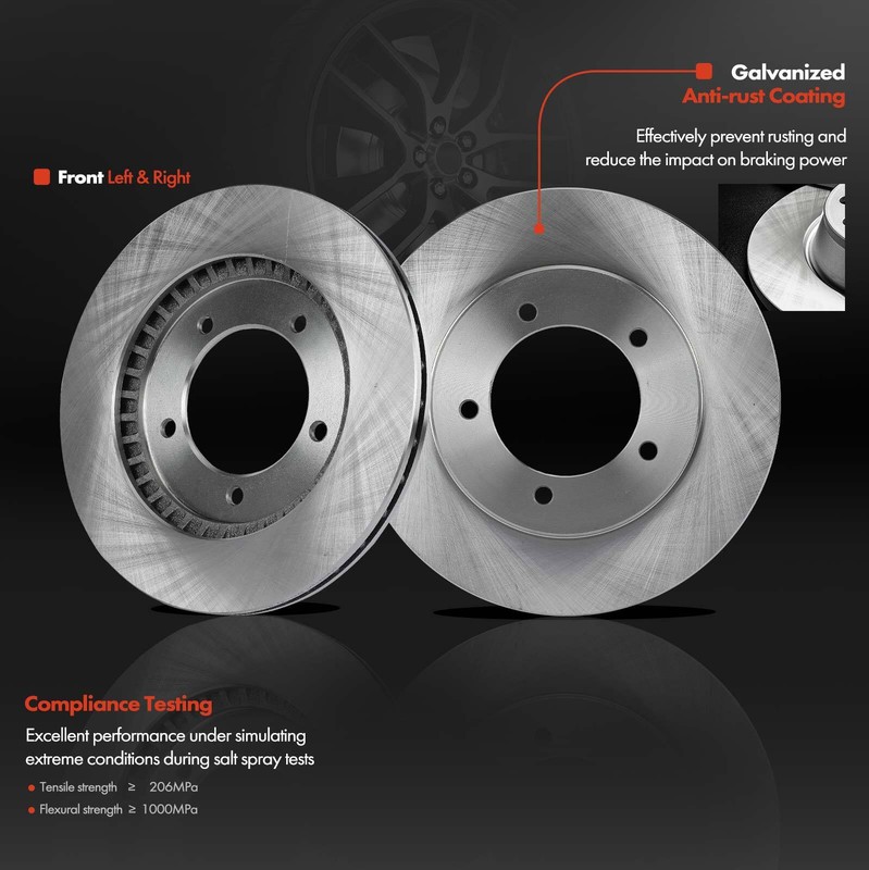 Front Disc Brake Rotors & Brake Pads + Rear Brake Drums & Brake Shoes for Suzuki gallery