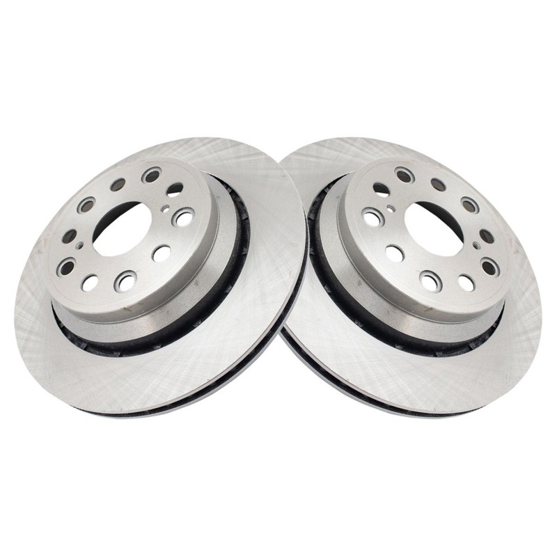TRQ Front & Rear Brake Rotors Set Fits 2007-2017 Lexus LS460 gallery