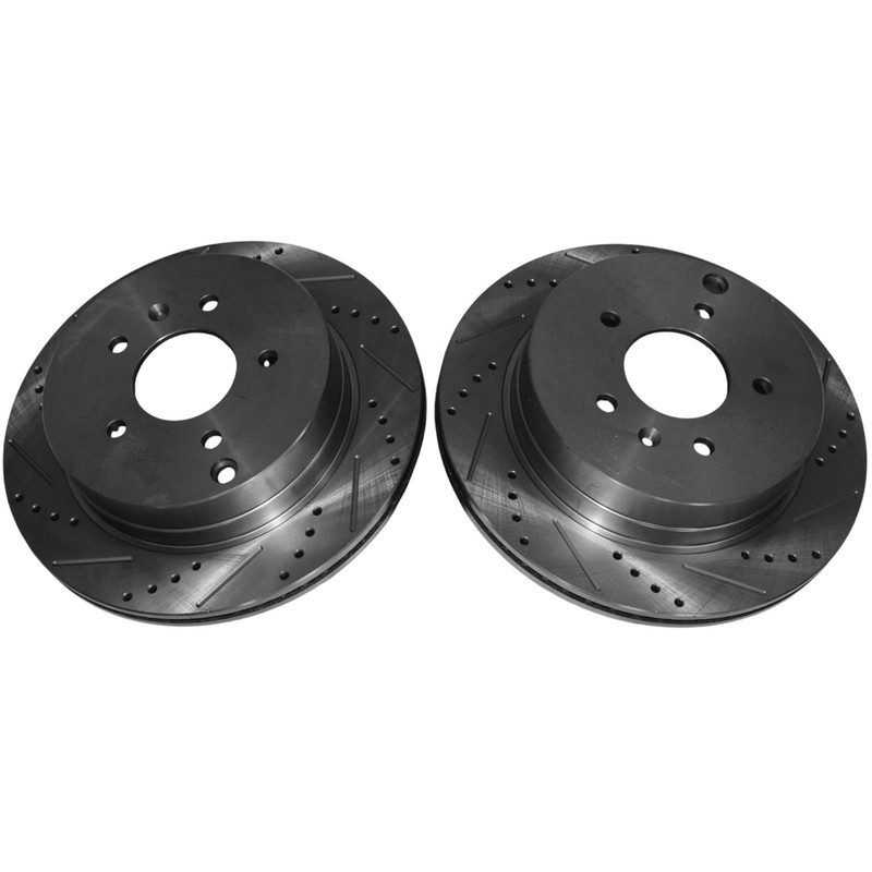 303mm Rear Drilled Brake Rotors For Chevy Equinox Captiva Sport Pontiac Torrent gallery