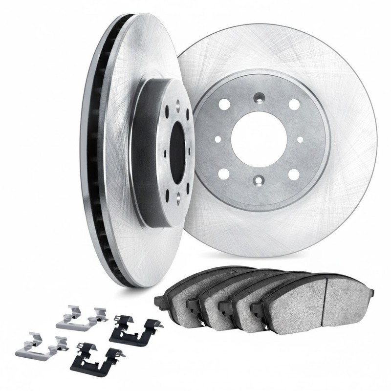 For Saturn SW1/SW2 1993-1996 Brake Rotor Set Front | Cast Iron | Vented Rotor gallery