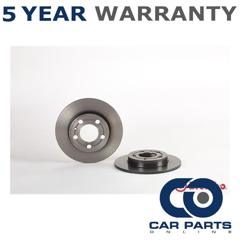 Brake Discs Rear CPO Fits Audi TT 1998-2006 VW Golf 1998-2006 1J0615601D