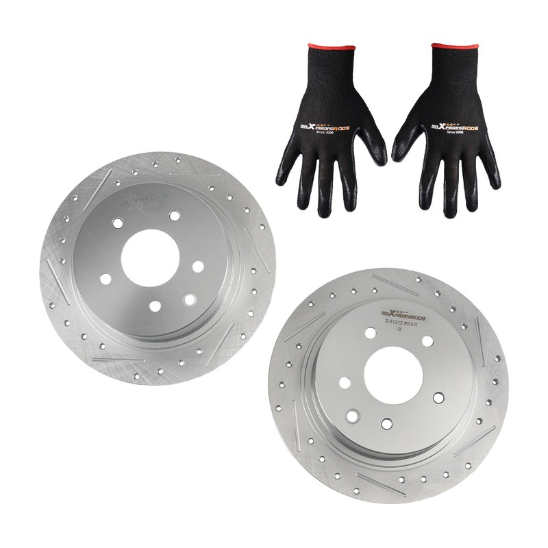 292 mm Rear Drilled & Slotted Brake Disc For Nissan Juke 2011-2017 S-31312