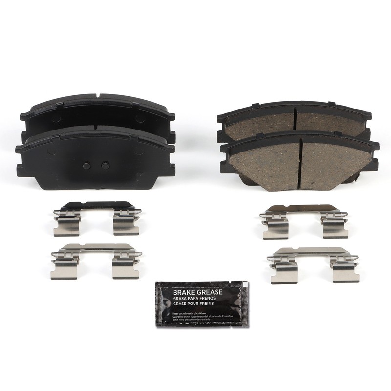Front Brake Rotor & Ceramic Pad w/Hardware for 20-25 Hyundai Venue Kia Soul gallery