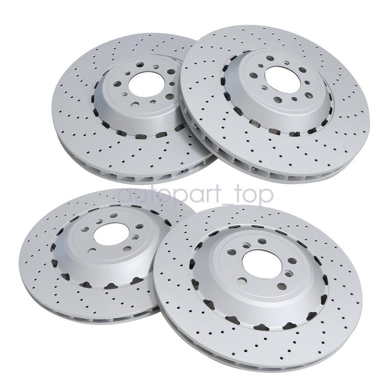 New 4x For BMW F06 F10 F12 M5 M6 Front & Rear Vented & Drilled Disc Brake Rotors gallery