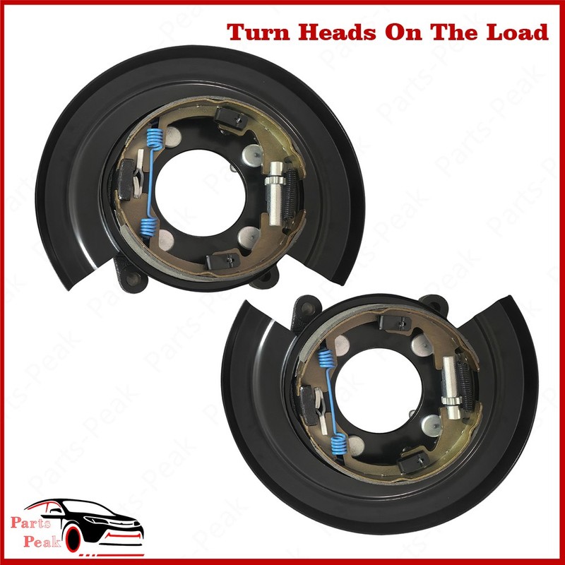 For 2005-2012 Ford F-Series Rear Passenger Driver Loaded Brake Backing Plate New