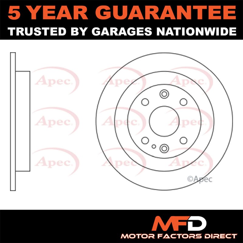 Fits Mazda MX-5 1993-2005 1.6 1.8 MFD Rear 1x Brake Disc BB4C26251