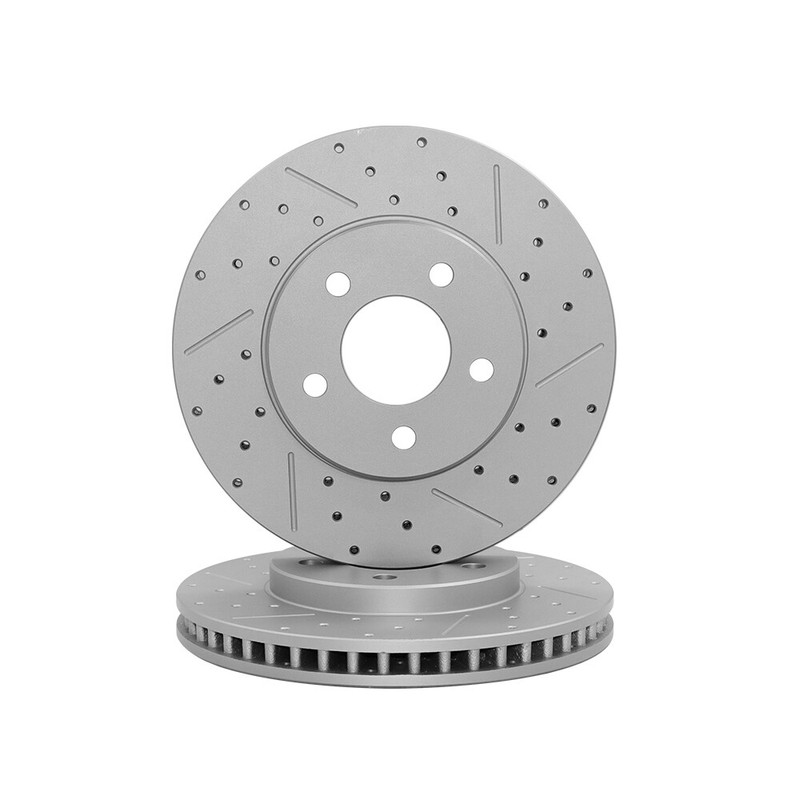 Front Drilled Disc Rotors Ceramic Brake Pads For Ford Mustang 2005 - 2010 gallery