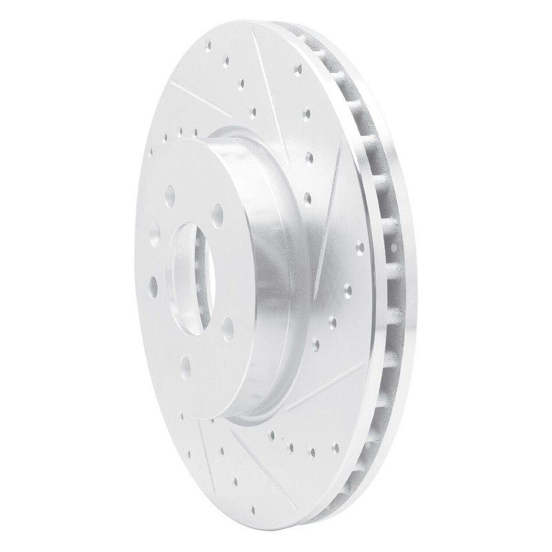For Cadillac ATS 13-19 Brake Rotor eLINE Drilled & Slotted 1-Piece Front gallery