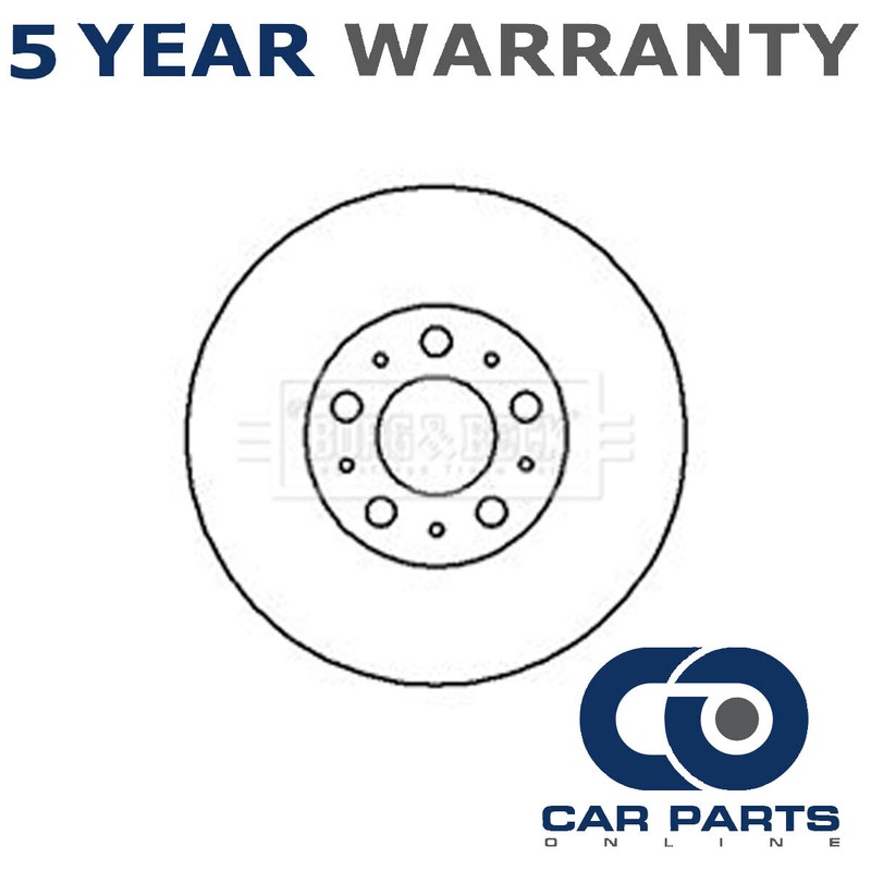 1x 1x Brake Disc Front CPO Fits Volvo V70 1995-2008 S60 2000-2010 S80 1998-2006