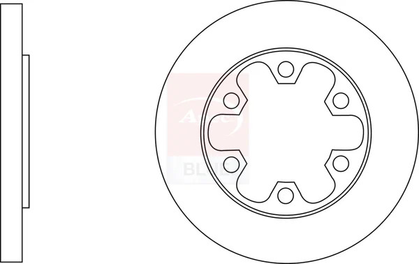 2x Brake Discs Pair Solid Rear 308mm SDK6827 Apec Blue Set 1815600 2226521 New