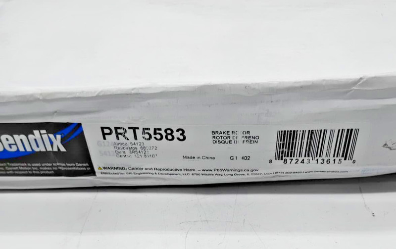 Bendix PRT5583 Front Brake Rotor Ford Escape Mazda Tribute Mercury Mariner OEM gallery