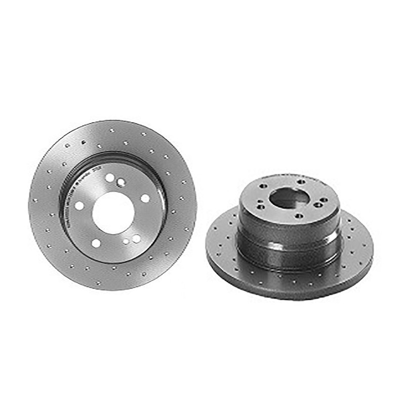 Front and Rear Disc Brake Rotors Fits Mercedes-Benz C230 1.8L 2.3L gallery
