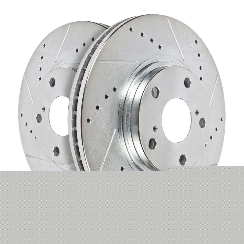 PowerStop Disc Brake Rotor Set - Fits Honda CRX 1990-1991, Honda Civic 1990-2000 gallery