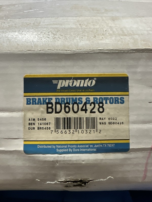 Pronto BD60428/6032R Disc Brake Rotor and Hub Assembly for YH3011 YH141067.