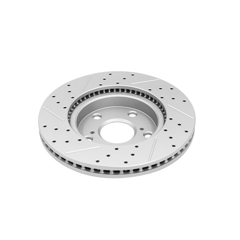 Front Disc Drilled Brake Rotors for Lexus Hs250h Scion XB Toyota Prius-V RAV4 gallery