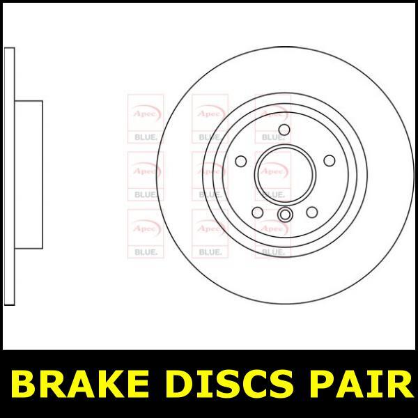Brake Discs Pair Rear FOR JAGUAR XE 2.0 15->ON CHOICE2/2 Diesel solid Blue gallery