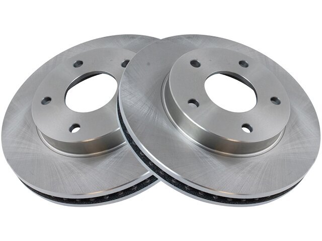 TRQ 49ZN14B Front Brake Rotor Set Fits 1998-2004 Chevy S10 4WD