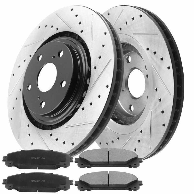 Front Brake Rotors And Ceramic Pads For RX350 RX450H Toyota Sienna Highlander gallery