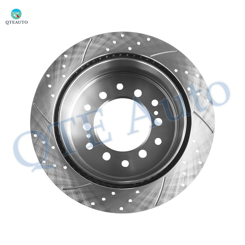 4PC Front 319mm-Rear 312mm Drilled Brake Rotors For 2007-2009 Toyota FJ Cruiser gallery