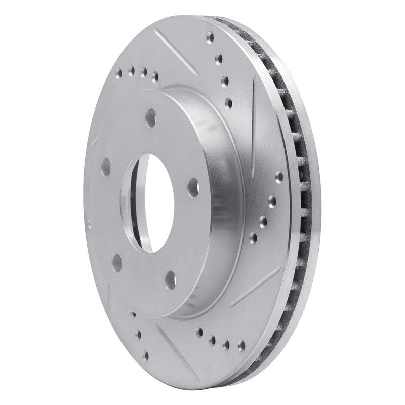 For Chevy S10 83-98 Brake Rotor eLINE Drilled & Slotted 1-Piece Front Passenger gallery