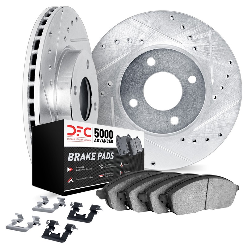 Dynamite Friction Disc Brake Kit for 1999-2001 Mazda Protege 7512-54000 gallery