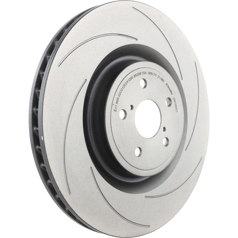Disc Brake Rotor Front Right 09.C266.21-AC Fits 2015-2018 Lexus RC F gallery
