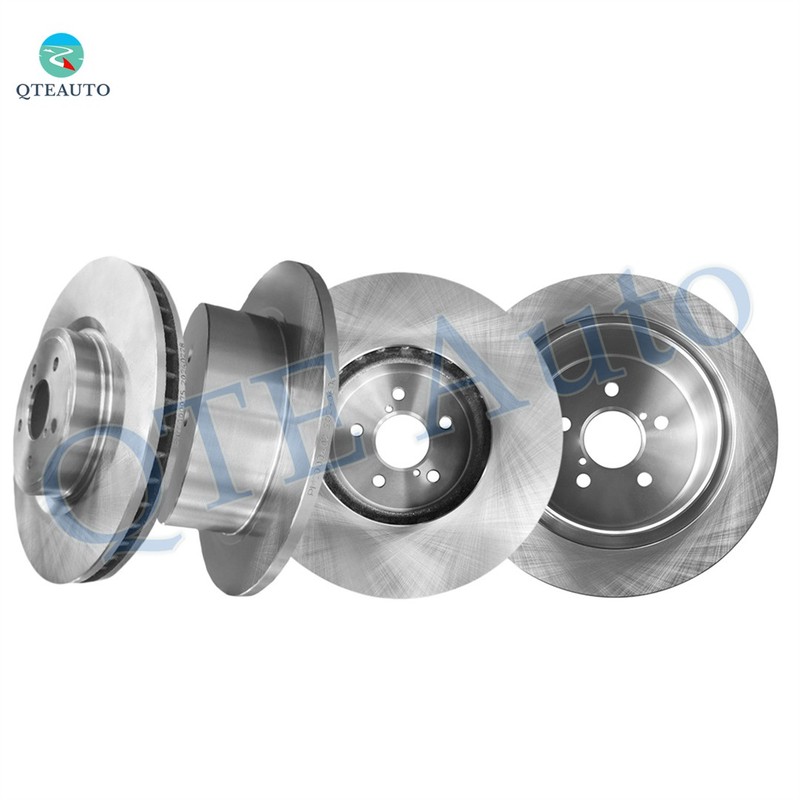 Set of 4 Front 316mm-Rear 273.75mm Brake Disc Rotors For 2005-2009 Subaru Legacy