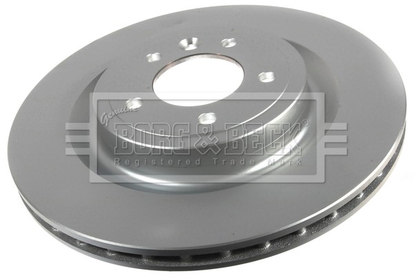 2x Brake Discs Pair Vented Rear 350mm BBD6108S Borg & Beck Set LR033302 LR099036 gallery