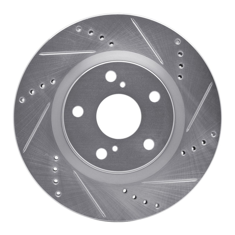 For Volkswagen Transporter 10-15 Brake Rotor eLINE Drilled & Slotted 1-Piece