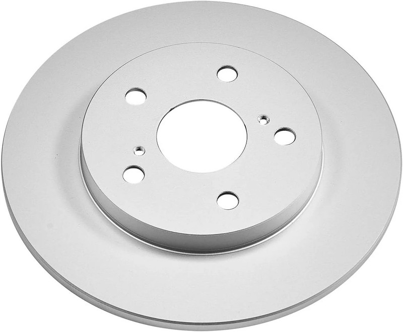 Rear Set of 2 Coated Disc Brake Rotors PowerStop JBR1364EVC