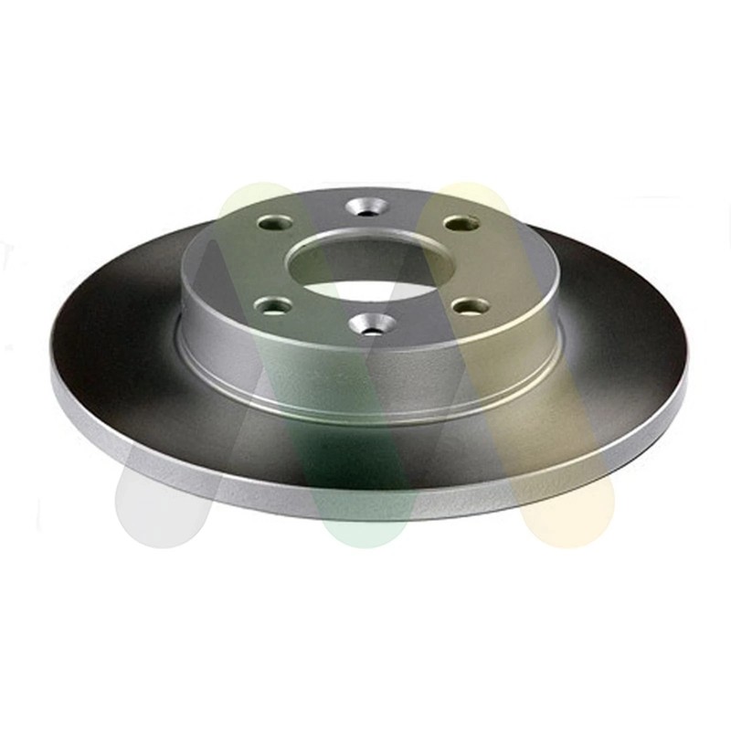 2x Motaquip Brake Discs Pair Solid fits DACIA LOGAN RENAULT 19 Front 238mm 82-on