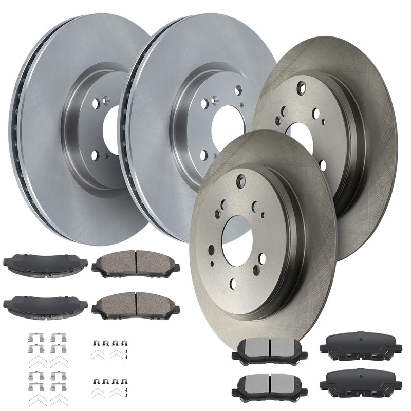 Fits Acura Mdx 2007 – 2012 2013 4X Brake Rotors 8X Ceramic Pads Front & Rear