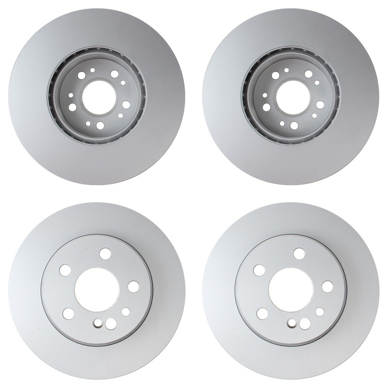 Hella Front 320mm Rear 290mm Brake Rotors Kit For W140 300SD 300SE S320 S350