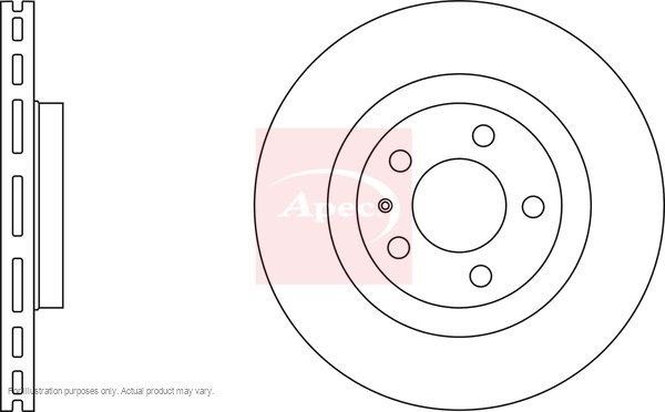 2X APEC Front Brake Discs for SEAT TOLEDO Mk II 1998-2004 280mm Vented DSK774 gallery