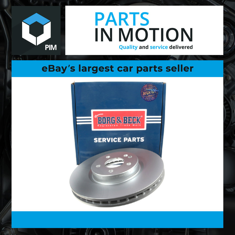 2x Brake Discs Pair Vented fits MERCEDES V220 W447 2.0D Front 2019 on OM654.920