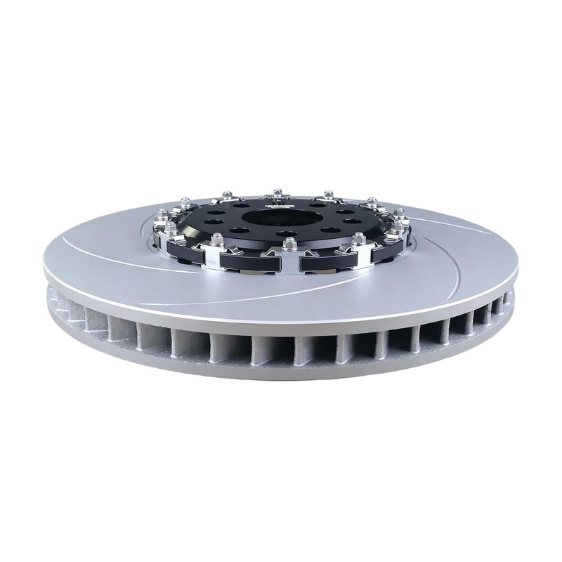 Two-Piece Front Floating Slotted Brake Rotors For AUDI S3 Golf R (22-25) A3 VW gallery