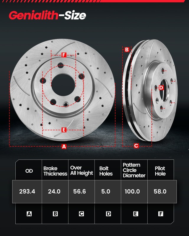 Front Disc Brake Rotors Brake Pads for Subaru Outback Forester Legacy Impreza gallery