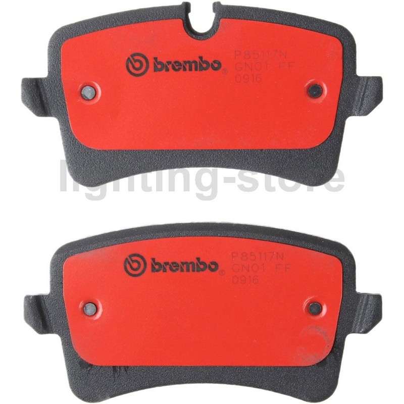 Front Rear Disc Brake Pad Set Disc Brake Rotor 6PCS Brembo for Audi A6 2016~2017 gallery