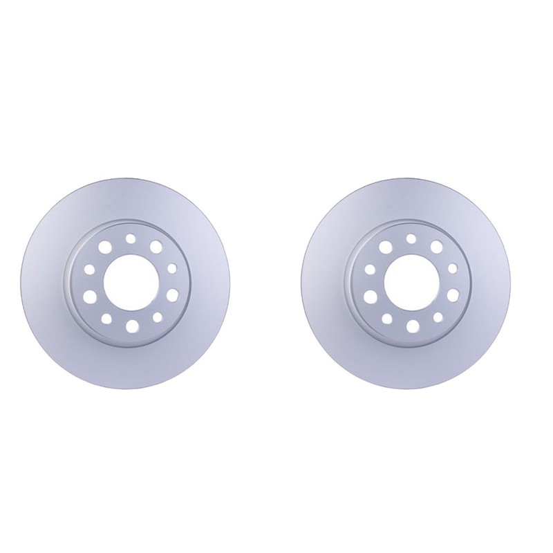 Hella Pair Set of Front 350mm Disc Brake Rotors For X166 GLE300d GLE350 GLE400
