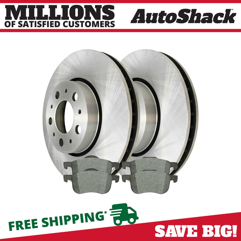 Front Brake Rotors & Pads for Volvo V70 S80 2001-2009 S60 2003-2007 XC70 2.5L