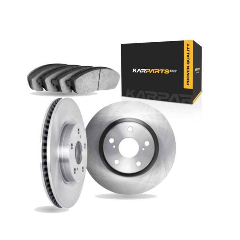 For Saturn Ion 2004-2007 Brake Rotor Set | Front | 5 Lug | Cast Iron | Vented