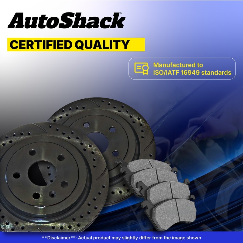 Front Drilled Slotted Brake Rotors Ceramic Pads for Kia, Sorento 2011-2013 gallery
