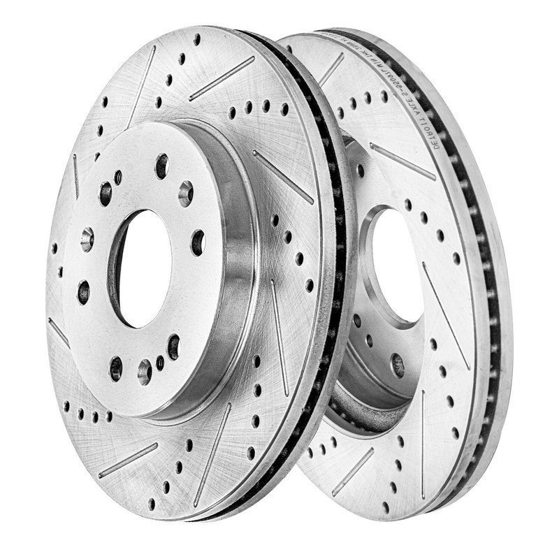 Front Drilled Rotors Ceramic Brake Pads for Chevy Tahoe Yukon Cadillac Escalade gallery