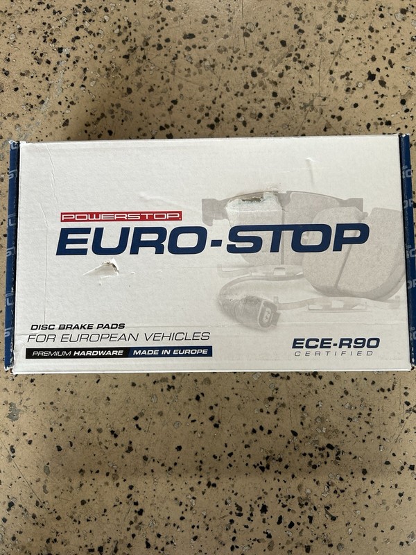 Power Stop Eurostop 2 Ft. Brake Rotors, Set Of Front Brake Pads And Hardware gallery