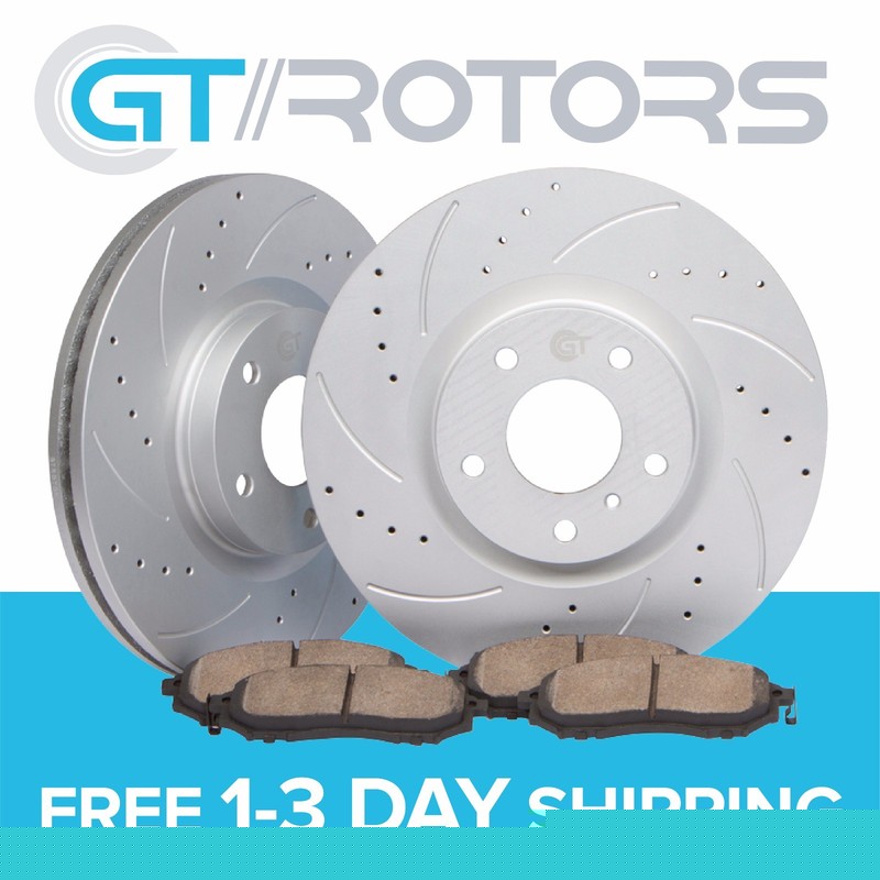 [Front Set] GEOMET® Brake Rotors & Ceramic Pads for BMW 525i 528i 530i 535xi
