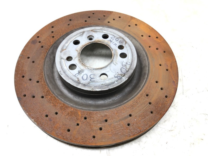 2013-2019 MERCEDES GLE W166 AWD LEFT RIGHT FRONT DISC BRAKE ROTORS SET X2 OEM. gallery