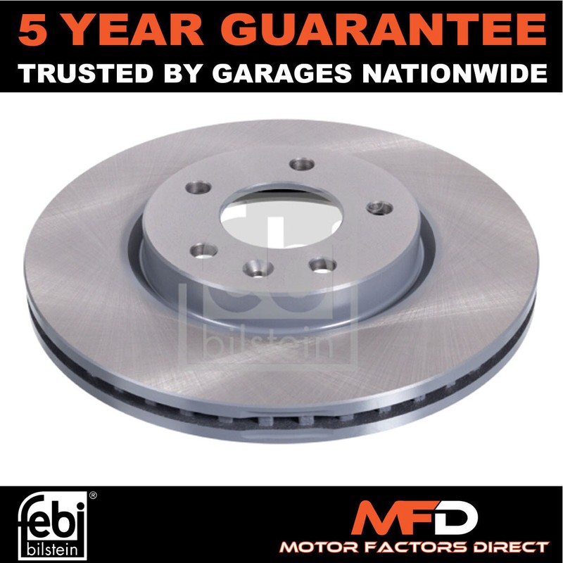 Fits Vauxhall Astra 2009-2015 Zafira 2011-2018 Febi Front Brake Discs 13502052