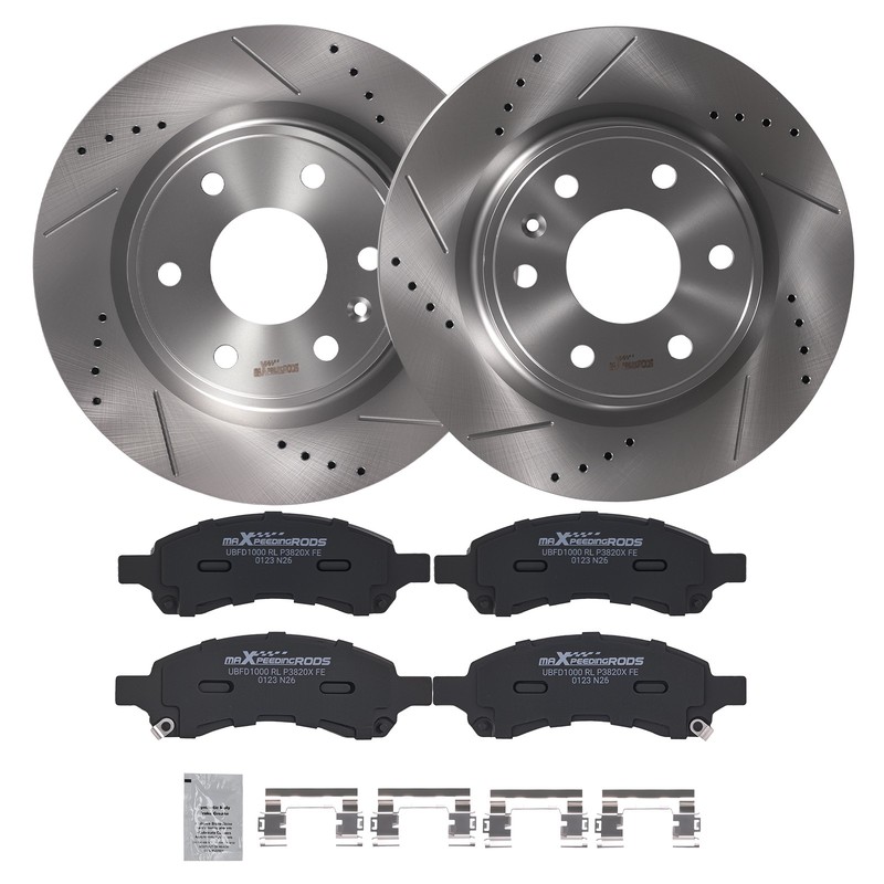 Front Brake Rotors & Pads Set for GMC Acadia 2007-2016/Acadia Limited 2017 D1169 gallery