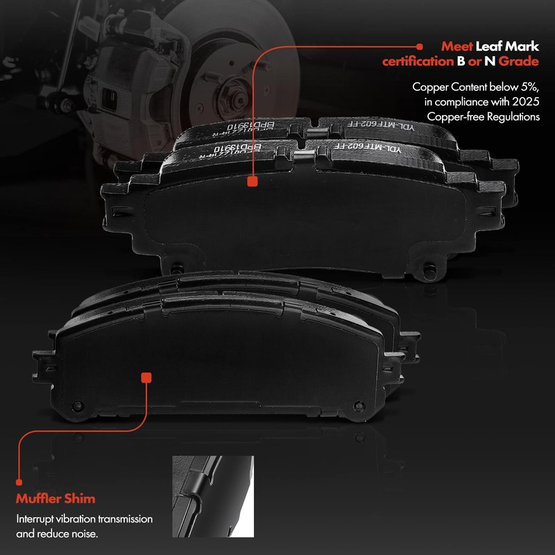 Disc Brake Rotors & Ceramic Brake Pads for Toyota Highlander Lexus Front & Rear gallery